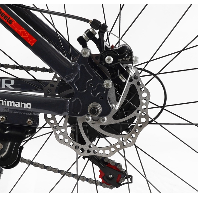 Велосипед 26 AL Corso «PULSAR» PL-26318 алюміній 13", (к-т SHIMANO) темно сіро-помаранчевий фото westvelo.com