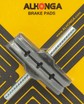 Колодки гальмівні кантиліверні штир ALHONGA сірі фото westvelo.com