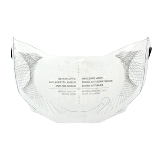 Скло мото шолома закритого «158» прозоре