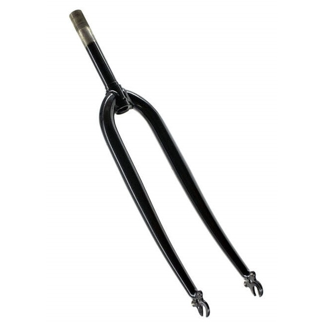 Вилка 28 сталева Ø25.4mm L-230mm р.з L-100mm чорна фото westvelo.com