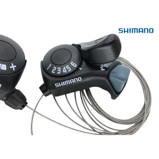 Манетки Shimano SL-TX30 (пів автомат)  3+6 швидкостей фото westvelo.com