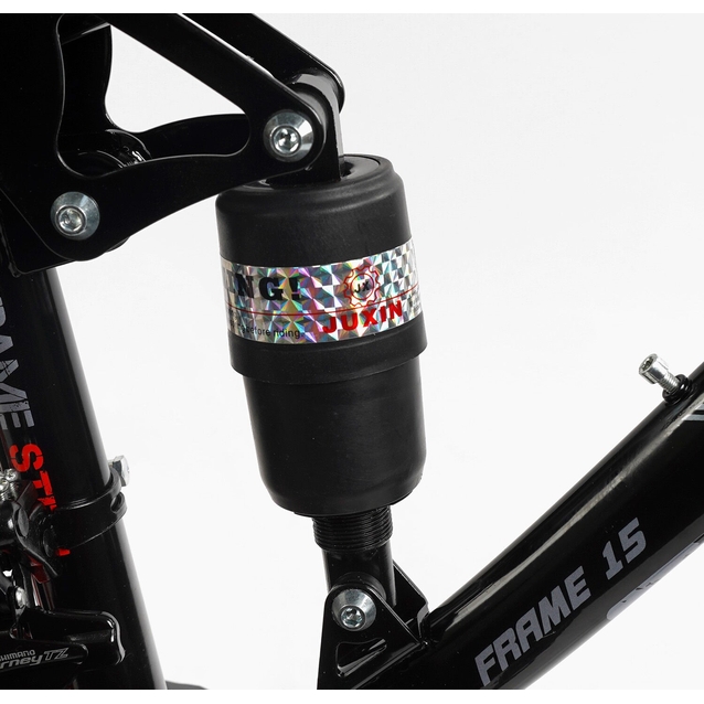 Велосипед 26 ST Corso «REND» RD-19087 сталь 15", (к-т SHIMANO) чорно-червоний фото westvelo.com