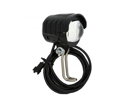 Фара передня для електровелосипеда (MS-600/LED15) круглий штекер (3 pin)