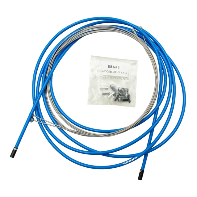 Комплект, гальмівний Ø5mm SRAM MTB універсальний (шосе) (синій) (Тайвань) фото westvelo.com