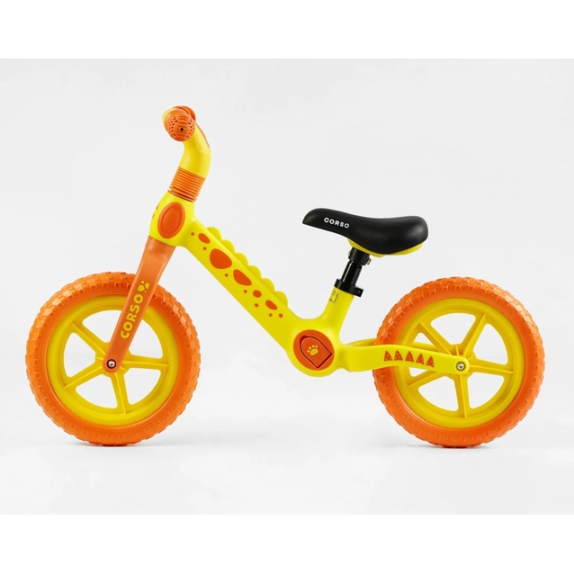 Велобіг 12 Corso, колеса - EVA (піна), нейлонова рама CS-12496 помаранчево-жовтий фото westvelo.com