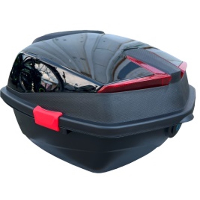 Кофр (багажник) для мотоцикла задній "A20" (41×41×29) чорний фото westvelo.com