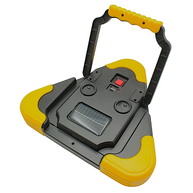 Ліхтар світлодіодний акумуляторний OR-7709, 4 режими, USB сонячна батарея (знак аварійної зупинки) фото westvelo.com