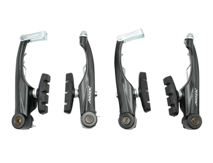 Гальма V-brake (перед + зад) ARTEK LV12DG алюміній чорні, посилений