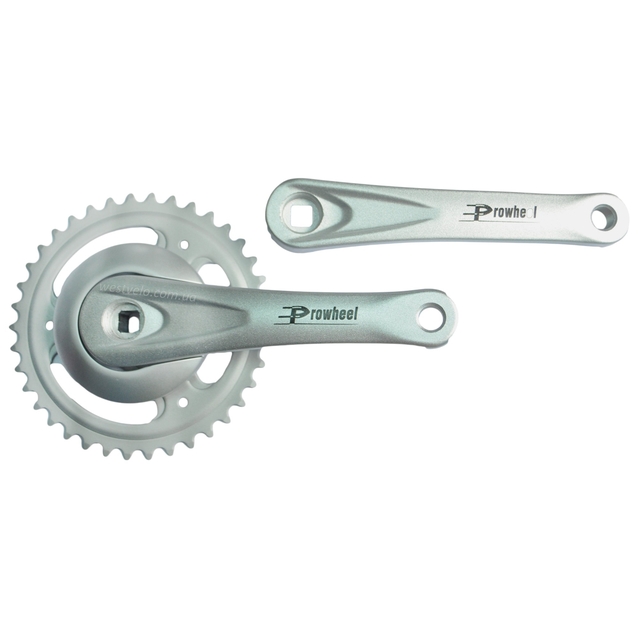 Система шатунів під планетарку 38T, L-170мм. PROWHEEL (Pro-A) сірий фото westvelo.com