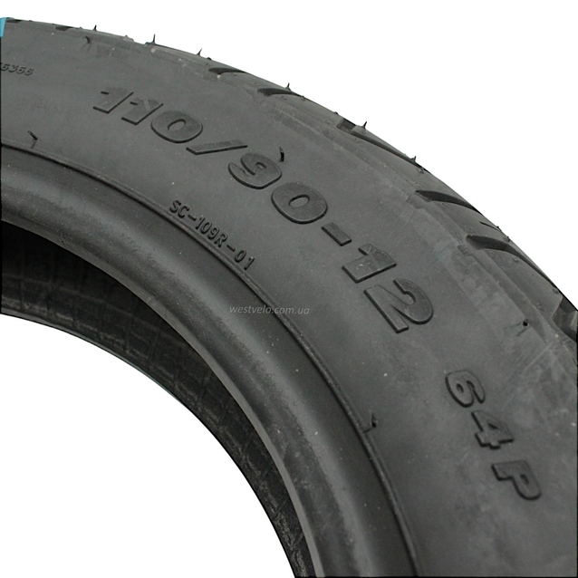 Покришка "12" 110/90-12 Б/К DELI TIRE Індонезія (SC-109) дорожня TL фото westvelo.com