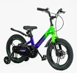 Дитячий велосипед 16 MG Corso «SKY» SK-16365, магнієва рама, синьо-салатовий фото westvelo.com