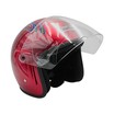 Мото шолом, відкритий "TOUKUI " 888, червоний глянцевий фото westvelo.com