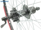 Колесо 27,5 зад, обід 2-ний чорн.диск, втулка.SHIMANO DEORE на касету 8/9/10, диск 6 бол, ексцентрик