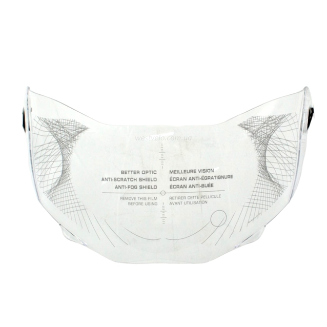 Скло мото шолома закритого «158» прозоре фото westvelo.com