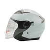 Мото шолом, відкритий (S) (55-56см) BLD-708 білий глянець з відкидними окулярами фото westvelo.com