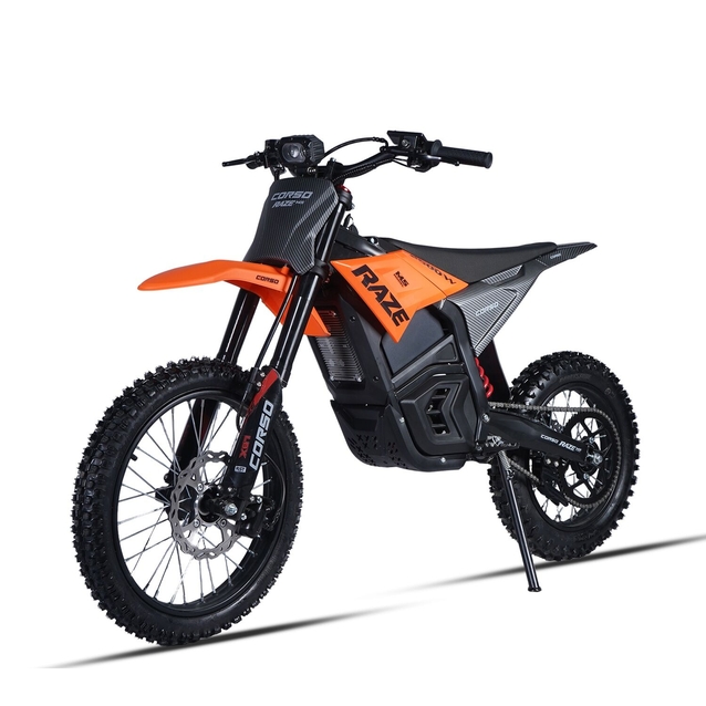 Електродіртбайк Corso «RAZE M5» M5/79018 двигун 2500W, акумулятор 72V 25Ah літієвий, чорно-помаранчевий, колеса 17/14 " фото westvelo.com