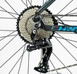 Велосипед 29 AL Corso «NERO» NR-29189 алюміній 17", (к-т LTWOO) чорно-блакитний фото westvelo.com