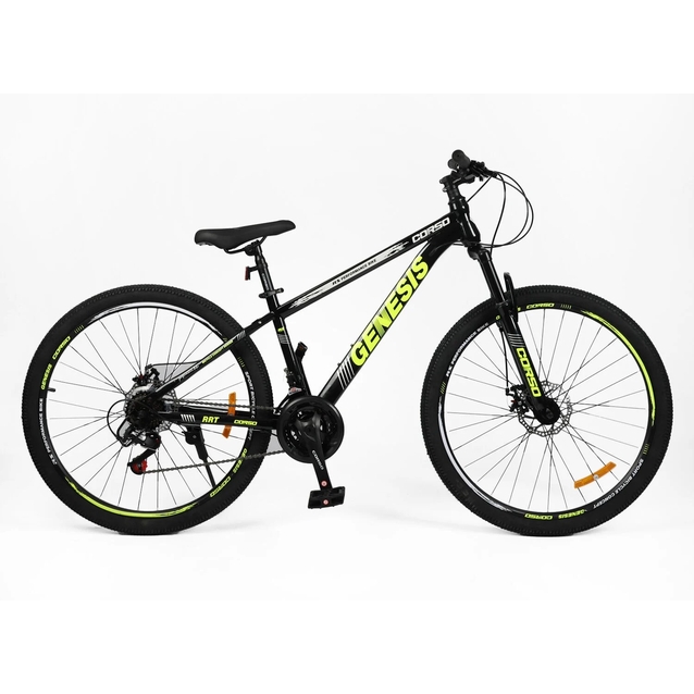 Велосипед 27.5 ST Corso «GENESIS» GS-27644 сталь 15", (к-т SunRun) чорно-жовтий фото westvelo.com