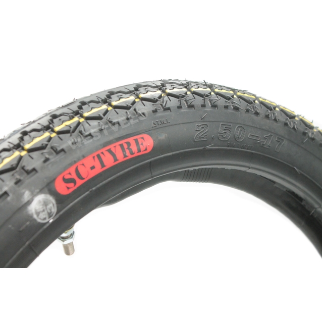 Покришка "17" 2.50-17 SC-TYRE (313) TT дорожня + камера фото westvelo.com