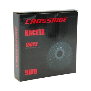 Касета 9 швидкостей CROSSRIDE (CR-CS33) чорна (11-32Т)