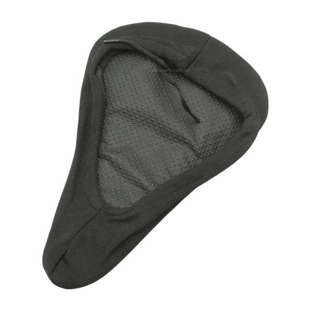 Чохол сідла чорний великий «Стріла» 280*190 (гелевий) фото westvelo.com