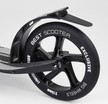 Самокат дитячий 2-х колісний, PU Best Scooter 75186 чорно-синій, колеса Ø230-215mm, AL, 1 амортизатор передній фото westvelo.com