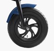 Дитячий електромотоцикл Corso H-42724 двигун 160W, акумулятор 24V5Ah, синій, Bluetooth, звук двигуна
