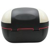 Кофр (багажник) для мотоцикла задній LIPAI (HP011) (390х320х270) 32L айворі глянець, з катафотом фото westvelo.com