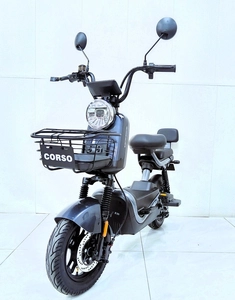 Електроскутер Corso «RAVEN» RN-191075 двигун 800W, акумулятор 60V/20Ah графеновий, графіт, колеса 10" + 1 ящик. акум