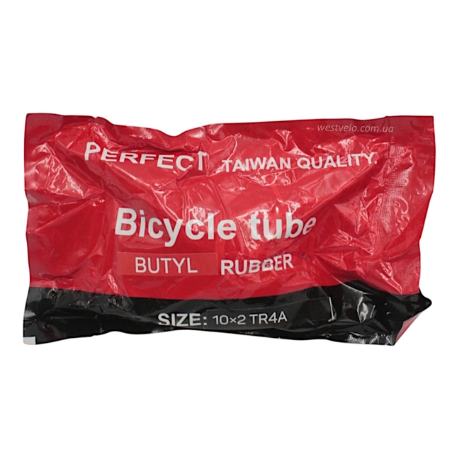 Камера 10 прямий ніпель PERFECT (2.0) (на електросамокат) Китай фото westvelo.com