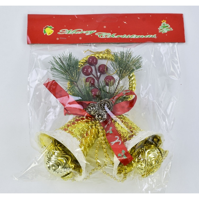 Іграшка на ялинку Дзвіночки 1шт (С 30525) фото westvelo.com