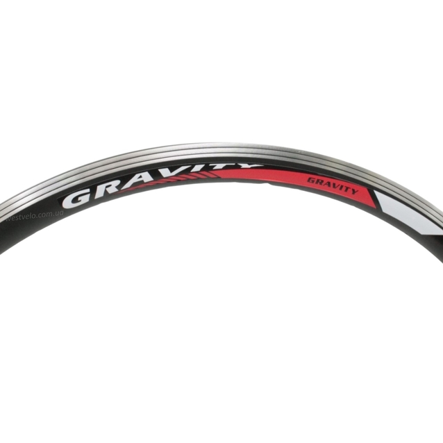 Обід 27.5 подвійний чорний круглий GRAVITY (14Gx36H) фото westvelo.com