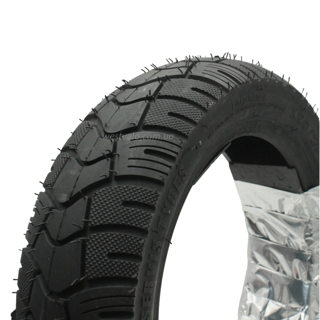 Покришка "12" 120/70-12 Б/К <SERVIS> Пакистан, FRICTION, напів-шип TL фото westvelo.com