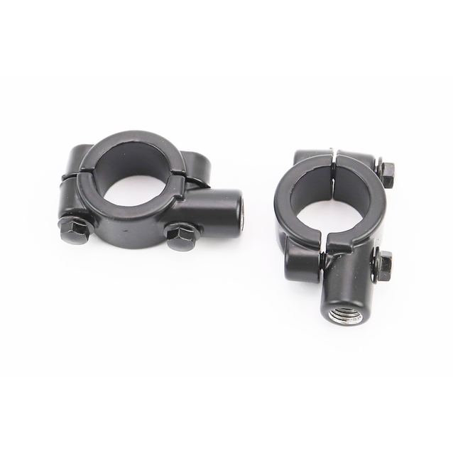 Кріплення для мото дзеркал на кермо M10. AL. чорний фото westvelo.com