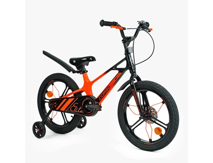 Дитячий велосипед 18 MG Corso «ELITE» ELT-18368, магнієва рама, помаранчево-чорний