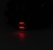 Вело шолом "Carbon" з мигалкою сіро-помаранчевий фото westvelo.com