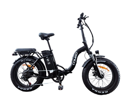 Електрофетбайк 20 AL Corso «COMBO» CM-35628 алюміній складний, двигун 750W, акумулятор 48V 20Ah літієвий, (к-т SHIMANO) чорний + провід