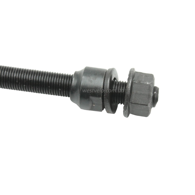 Вісь задньої втулки мтв чорна без пильників L-190мм фото westvelo.com