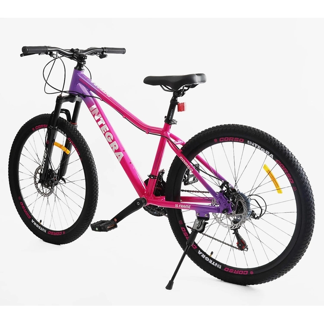 Велосипед 26 AL Corso «INTEGRA» NG-26006 алюміній 15", (к-т SHIMANO) рожево-фіолетовий фото westvelo.com
