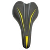 Сідло мтв VeAlen (1080-7), чорне жовто-сіра полоса фото westvelo.com