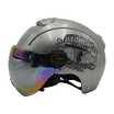 Мото шолом підлітковий, відкритий (M‑XL) DAVID S310C сірий глянцевий (ABS) фото westvelo.com