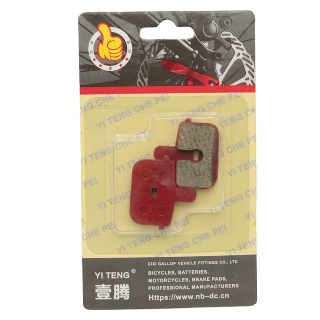 Колодки гальмівні дискові № 25 YI TENG (А-06) фото westvelo.com