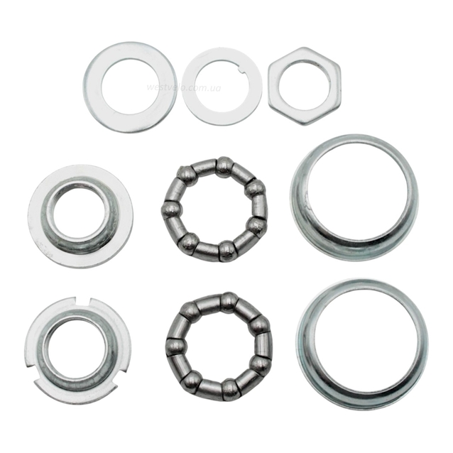 Чашки каретки дитячої, ВМХ в зборі, малі на віночках 7 шаріків (Ø43,1мм) фото westvelo.com