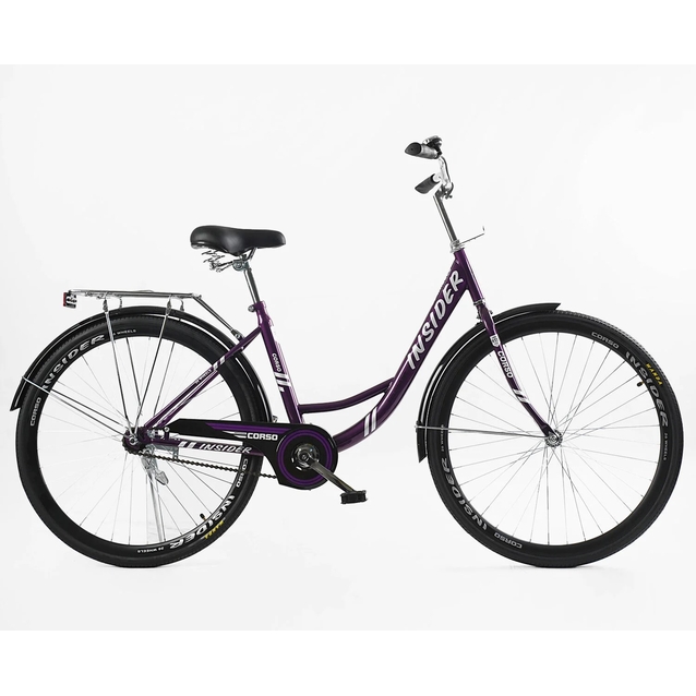 Міський велосипед 26 ST Corso «INSIDER» SD-26175 сталь 16,5", фіолетовий фото westvelo.com