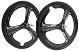 Колеса 20 перед+зад, обода ЛИТІ чорні Corso, втулка на промах, диск різьба фото westvelo.com