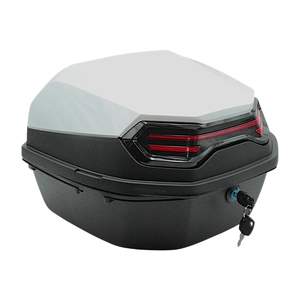 Кофр (багажник) для мотоцикла задній ROBIK 48 (400х400х280) 45L білий з катафотом