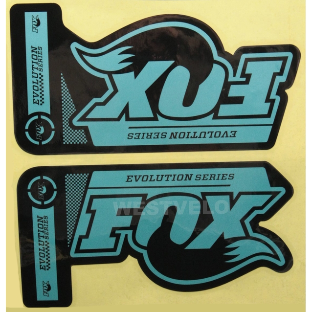 Наклейки на вилку. FOX EVOLUTION "прінт 14" фото westvelo.com