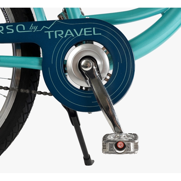 Міський велосипед 26 ST Corso «TRAVEL» TL-26417 сталь 16,5", блакитний (+к/к/б) фото westvelo.com