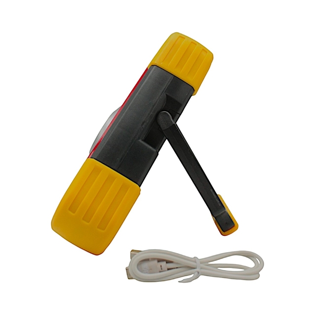 Ліхтар світлодіодний акумуляторний HB-6609, 4 режими, USB (500lm) сонячна батарея (знак аварійної зупинки) фото westvelo.com