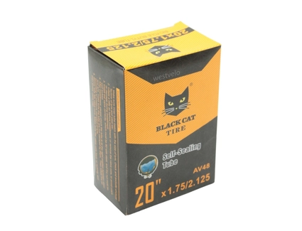 Камера 20. довгий ніпель AV 48mm BLACK CAT (1.75-2.125) самоклеюча (з антипрокольним гелем)